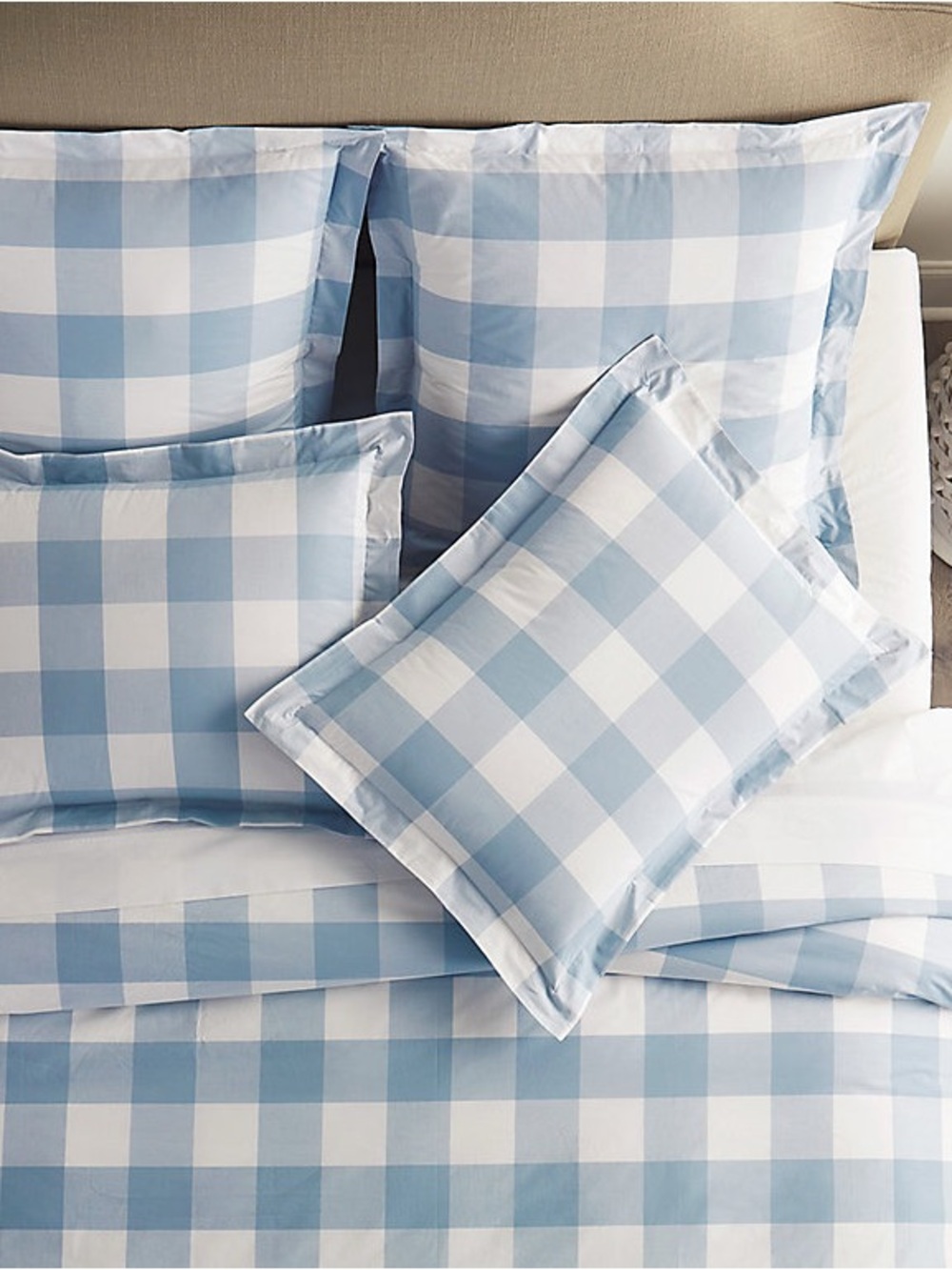 NWT Ballard Designs Gwyneth Buffalo Check Duvet Cover-Full/Queen